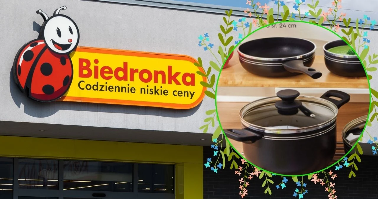 Biedronka obniża ceny patelni i garnków przed Dniem Kobiet. Nowa oferta SMUKEE od 39,99 zł Patelnie SMUKEE i garnki ze stali nierdzewnej w promocji w Biedronce od 39,99 zł