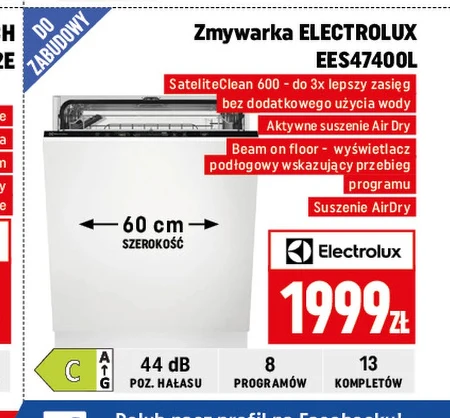 Вбудована посудомийна машина Electrolux