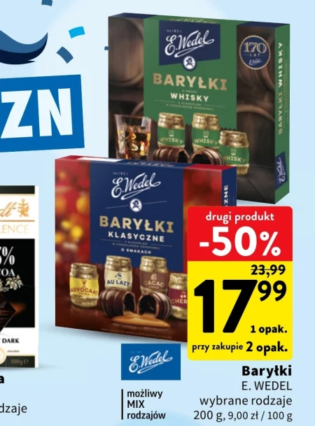 Шоколадні цукерки E. Wedel