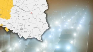 IMGW wydał żółte ostrzeżenia dla pięciu województw w zachodniej Polsce. Tam w nocy mogą się pojawić gęste mgły