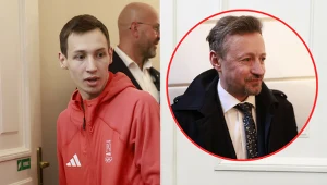 Kacper Tomasiak i Adam Małysz