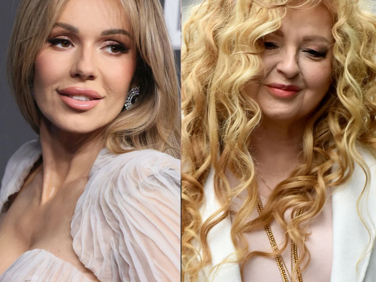 Doda, Magda Gessler Doda i Magda Gessler stojące razem; obie mają długie blond włosy i eleganckie stroje.