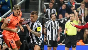 Wiadomość dla Lewandowskiego. Czerwona kartka i cudowny gol w 90. minucie