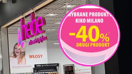 -40% na drugi kosmetyk. Hebe rusza z promocją KIKO Milano