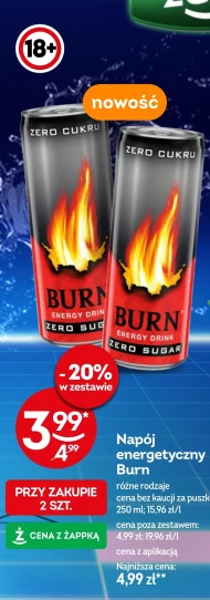Napój energetyczny Burn