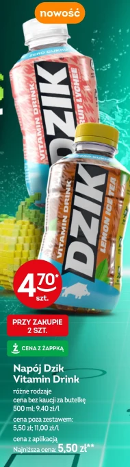 Napój witaminowy Dzik