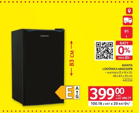 Холодильник Manta