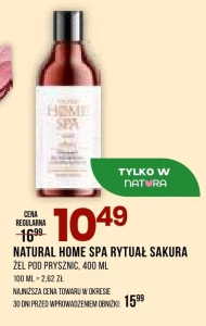 Żel pod prysznic Natural Home SPA