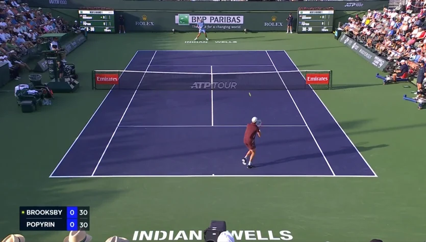 Jenson Brooksby - Alexei Popyrin. Skrót meczu. WIDEO