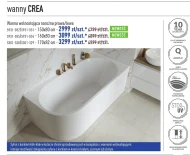 Кутова ванна Cersanit