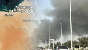 Sześć osób zostało rannych po uderzeniu szczątków drona w Abu Zabi