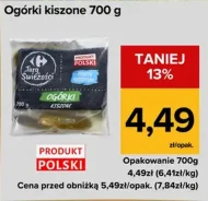 Ogórki kiszone Polski