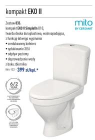 Miska wc Mito