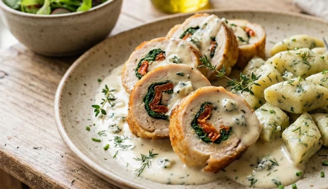 ​Nowe oblicze domowej klasyki. Drobiowe roladki ze szpinakiem według przepisu Karoliny Stolarskiej-Bigos