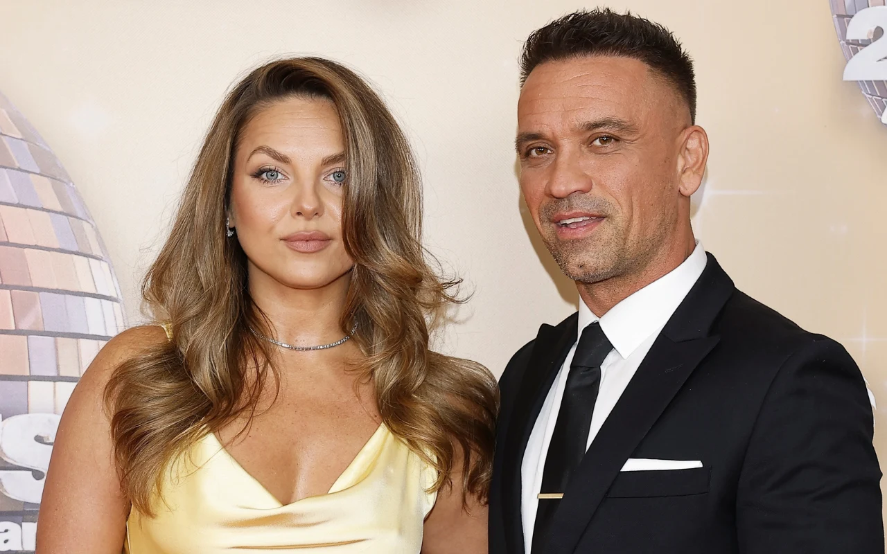 Aleksander Mackiewicz z żoną Magdaleną w studiu "Tańca z Gwiazdami"