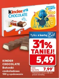Batoniki Kinder Chocolate