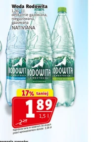 Woda mineralna Rodowita