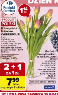 Bukiet tulipanów Carrefour
