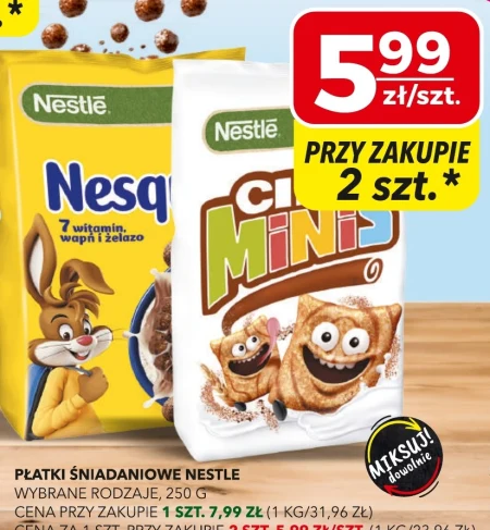Сухі сніданки Nestle