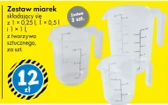 Zestaw miarek