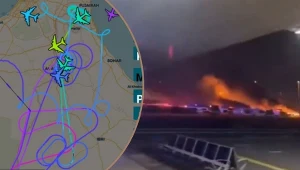 Atak w pobliżu lotniska w Dubaju. Pożar sparaliżował ruch samolotów