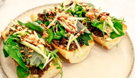 kanapka z kaszanką według Mateusza Gesslera