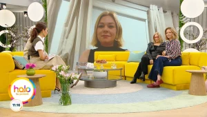 Małgorzata Potocka z córkami w "halo tu polsat"