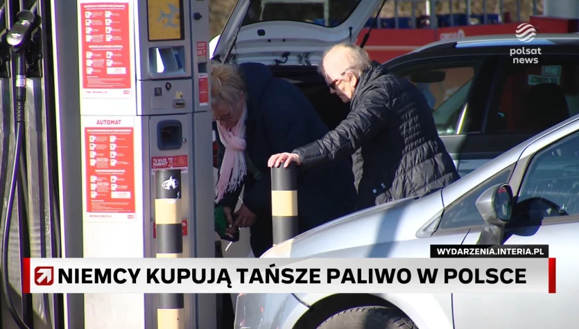 Niemcy kupują tańsze paliwo w Polsce