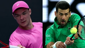 Trzysetowy bój Majchrzaka z Djokoviciem. Pasjonujące widowisko