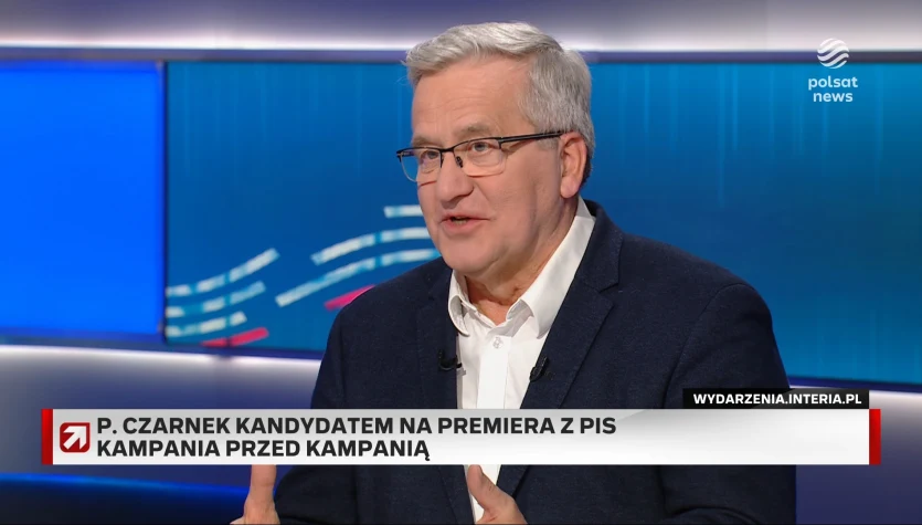 "Jest tylko na trochę". Były prezydent komentuje kandydaturę Czarnka na premiera