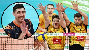 Łukasz Kaczmarek (w kółku) pomógł JSW Jastrzębskiemu Węglowi w pokonaniu Energa Trefla Gdańsk