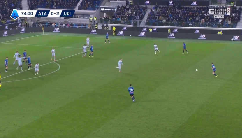 Świetna asysta Nicoli Zalewskiego w meczu z Udinese. WIDEO (Eleven Sports)