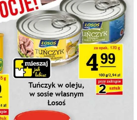 Консервований тунець Łosoś