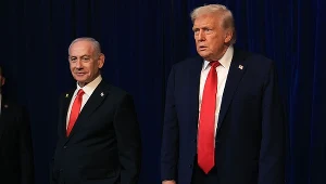 Premier Izraela Binjamin Netanjahu i prezydent USA Donald Trump