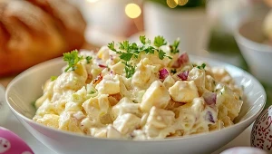 Smaczna sałatka na wielkanocny stół