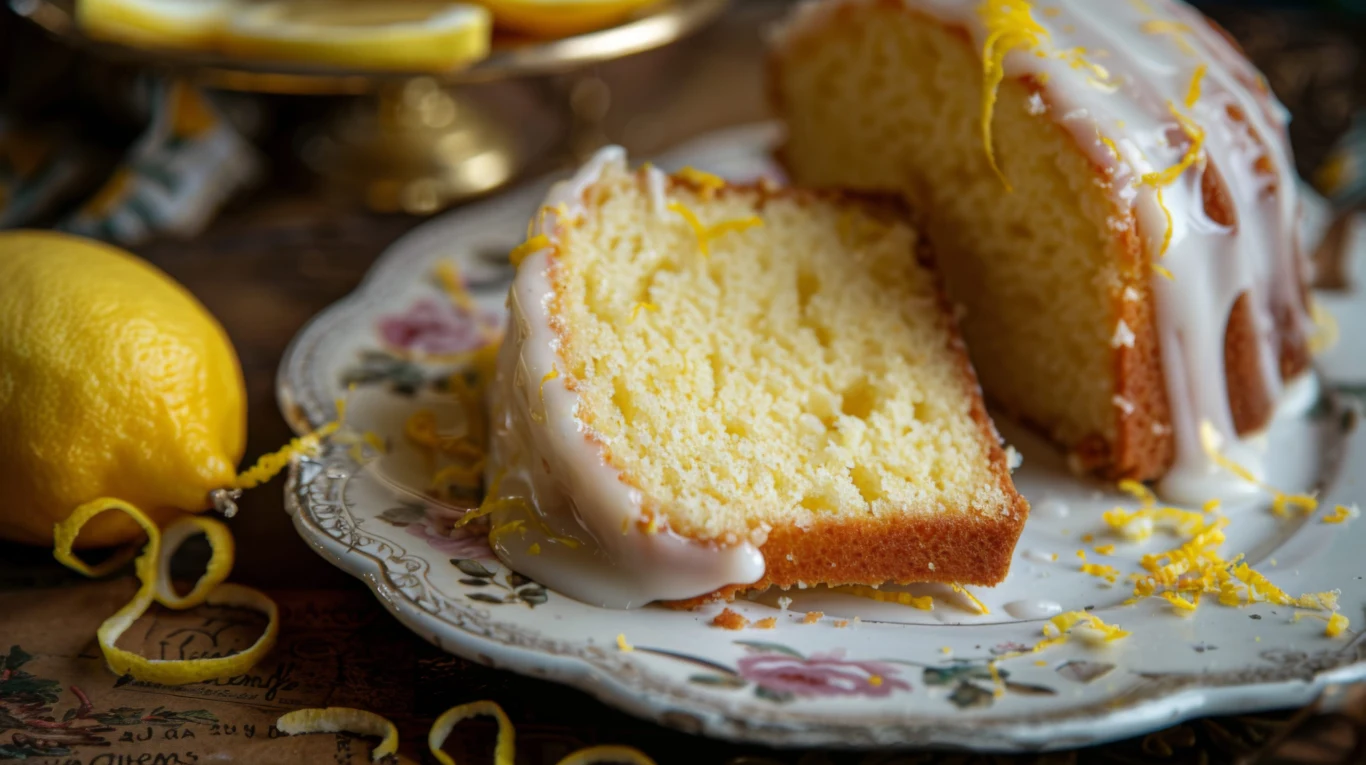 Babka cytrynowa pozostaje długo wilgotna dzięki dodatkowi oleju