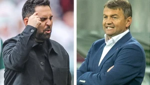 Goncalo Feio (z lewej) miał zostać pobity przez jednego z notabli. Mirosław Hajdo zaznał agresji ze strony 21-letniego piłkarza 