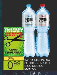 Woda mineralna Potok z jury
