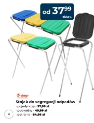 Stojak do segregacji odpadów Vimar