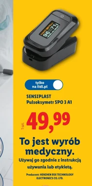 Pulsoksymetr Sensiplast