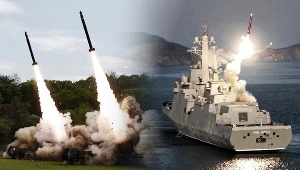 Wyrzutnie rakietowe i północnokoreański okręt. Pjongjang konsekwentnie zwiększa potencjał wojskowy, szczególnie od czasu współpracy z Rosją