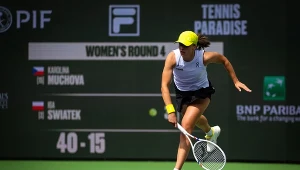 Tak Świątek rozbiła 11 marca Muchovą. Stawką też był ćwierćfinał Indian Wells