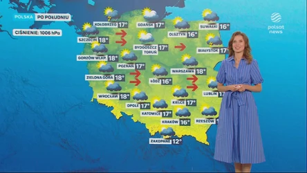 Prognoza pogody na środowe popołudnie