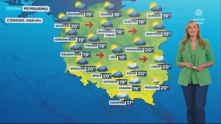 Prognoza pogody na czwartkowe popołudnie
