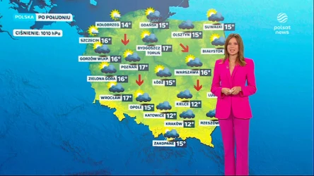 Prognoza pogody na wtorkowe popołudnie