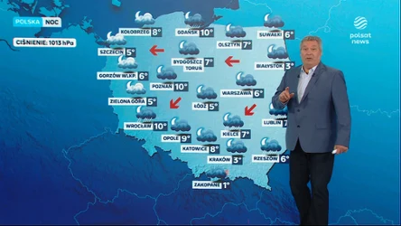 Prognoza pogody: Przelotne opady deszczu