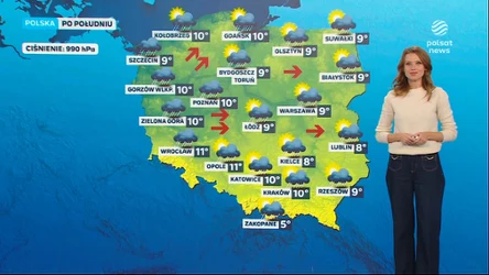 Prognoza pogody na wtorkowe popołudnie