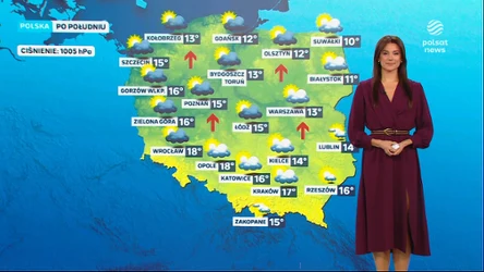 Prognoza pogody na sobotnie popołudnie