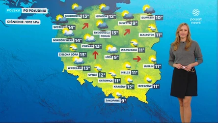 Prognoza pogody na wtorkowe popołudnie