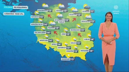 Prognoza pogody na czwartkowe popołudnie